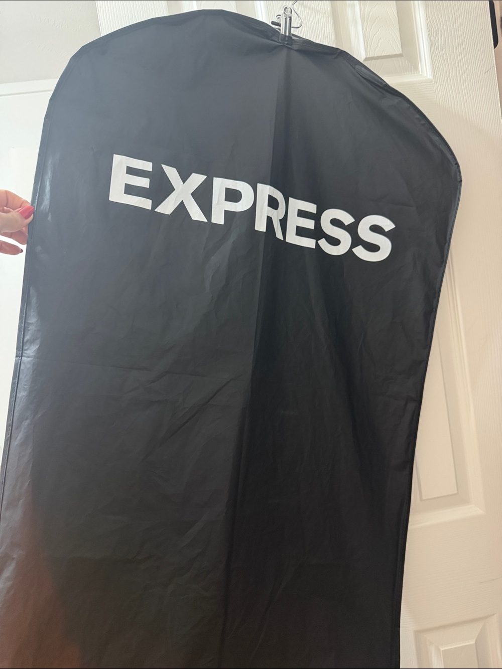 Express Black Faux Leather Blazer Jacket - Picture 10 of 10